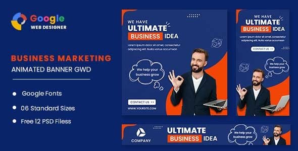 CodeCanyon - Business Strategy Animated Banner GWD v1.0 - 32587472