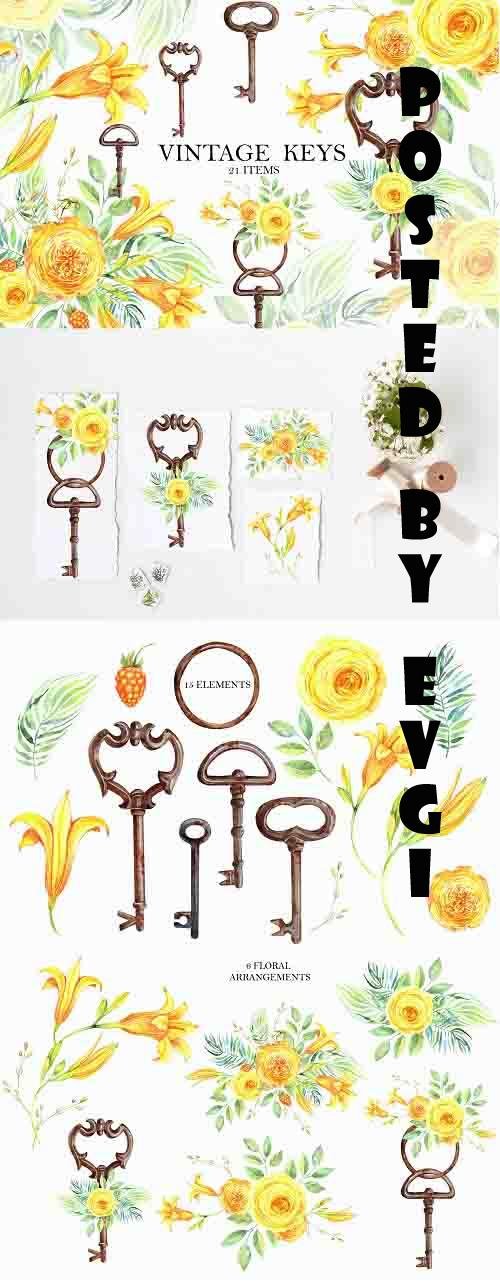 Vintage Keys - 1392810