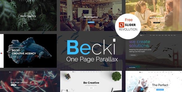 ThemeForest - Becki v1.0 - Creative Parallax One Page HTML Template (Update: 22 October 18) - 22589619