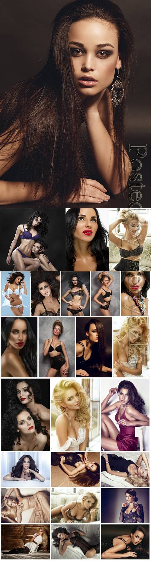 StockPhoto - Luxury Women In Lingerie Posing Vol 21