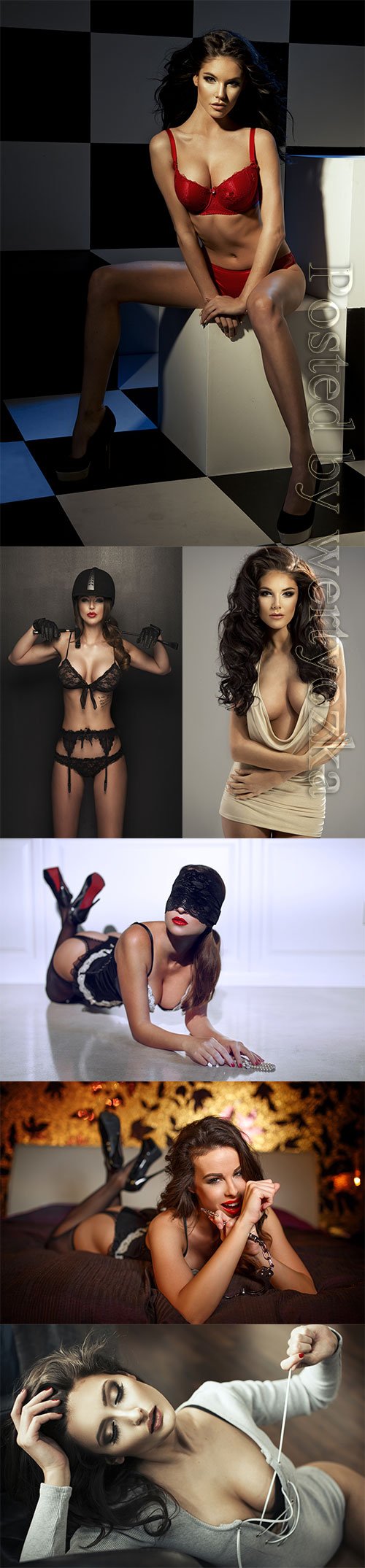 StockPhoto - Luxury Women In Lingerie Posing Vol 17