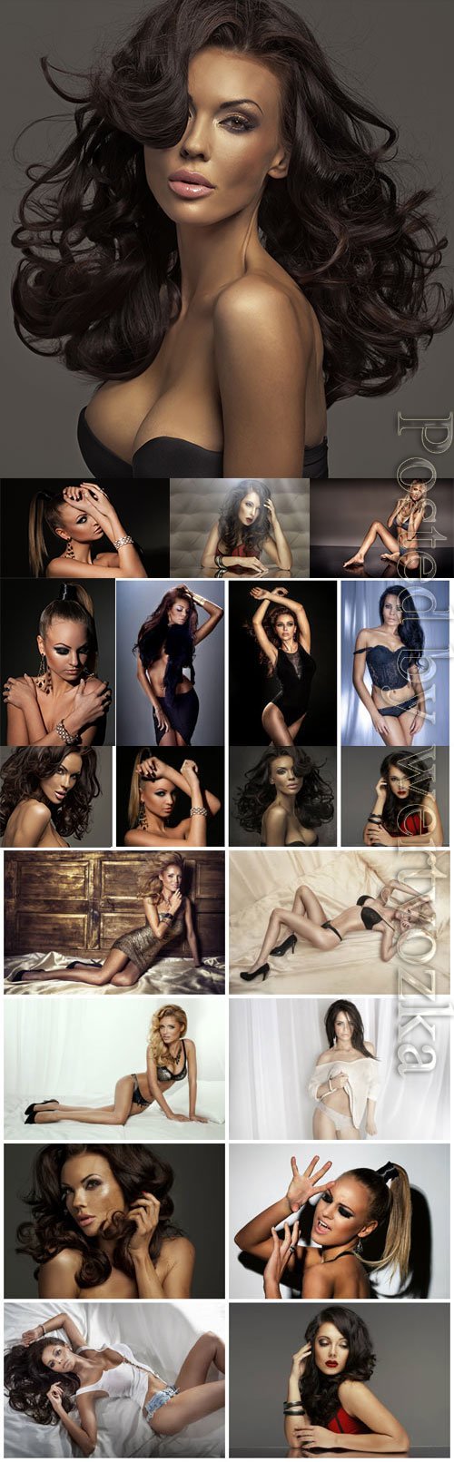 StockPhoto - Luxury Women In Lingerie Posing Vol 19
