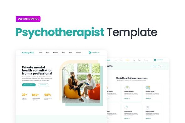 ThemeForest - Talking Minds v1.0.0 - Psychotherapist Elementor Template Kit - 32813014