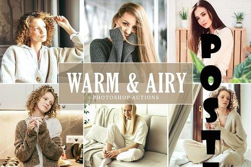 Warm & Airy Photoshop Actions - 6264612