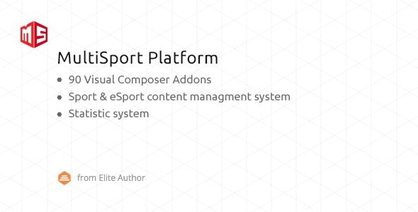 CodeCanyon - MSP v4.1.19 - MultiSport eSport & WordPress plugin with 90 Visual Composer addons - 20954667