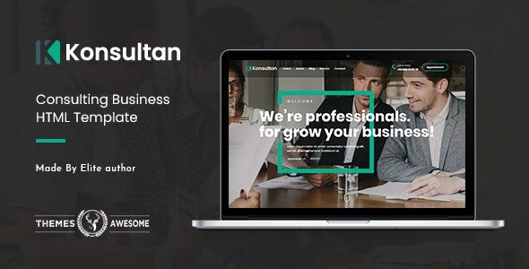 ThemeForest - Konsultan v1.0 - Consulting Business HTML Template - 32458805