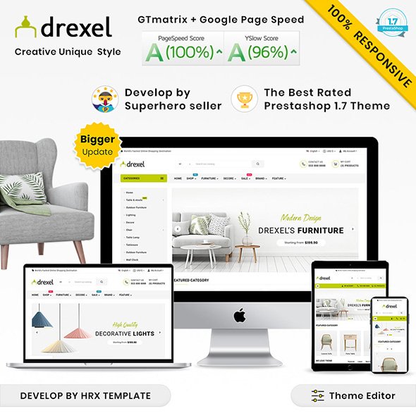 Drexel v3.6.0 - Mega Furniture-Garden Multi-Purpose Super Shop Template