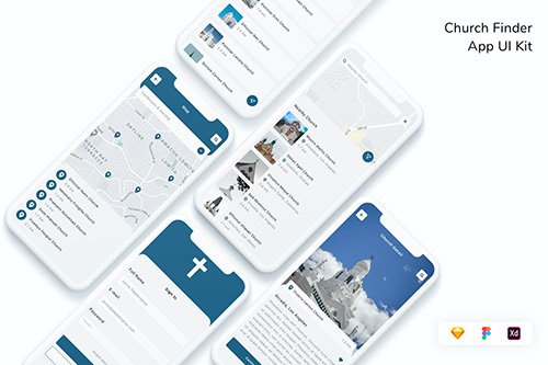 Church Finder App UI Kit