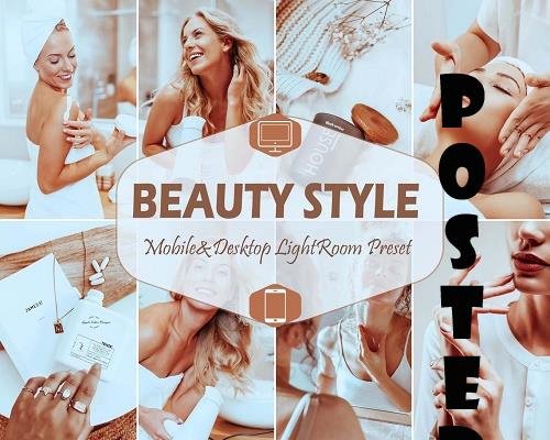 10 Beauty Style Mobile & Desktop Lightroom Presets