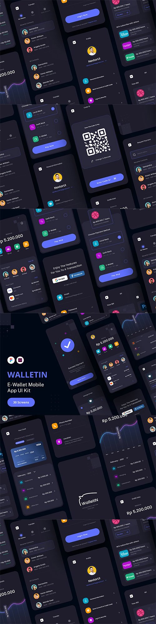 UI8 - WalletIn - E-Wallet App