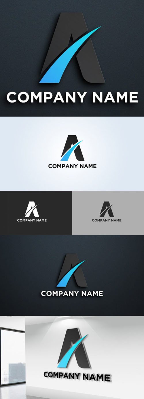 Letter "A" Logo Vector Design Template