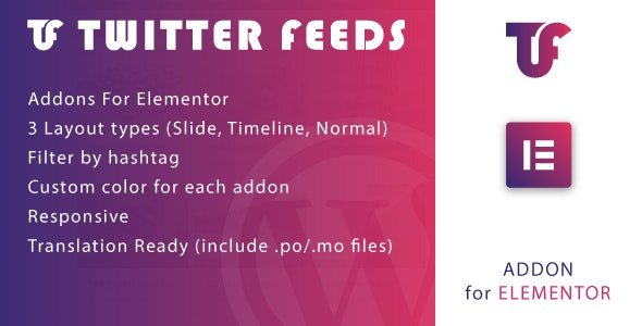 CodeCanyon - Twitter Feeds for Elementor WordPress Plugin v1.0 - 33100756
