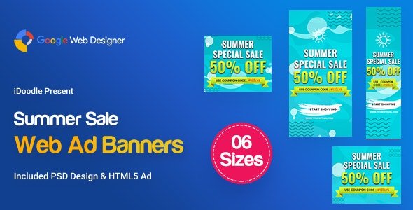 CodeCanyon - C15 - Summer Sales Banners GWD & PSD v1.0 - 23782367