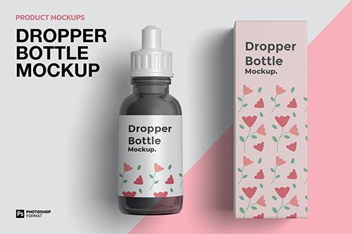 Dropper Bottle - Mockup T3WWWEH PSD
