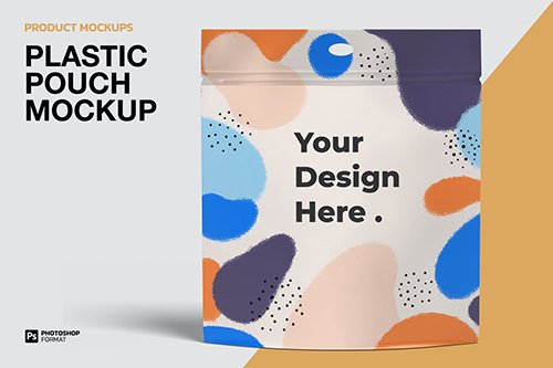 Plastic Pouch - Mockup M72CGYT PSD