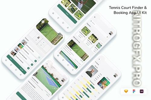 Tennis Court Finder & Booking App UI Kit