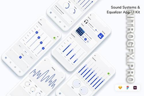 Sound Systems & Equalizer App UI Kit