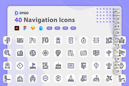 Dygo - Navigation Icons