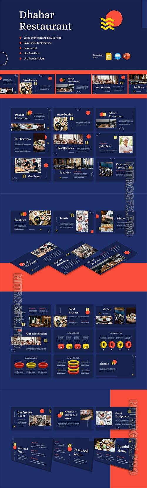 DHAHAR - Restaurant Presentation Template