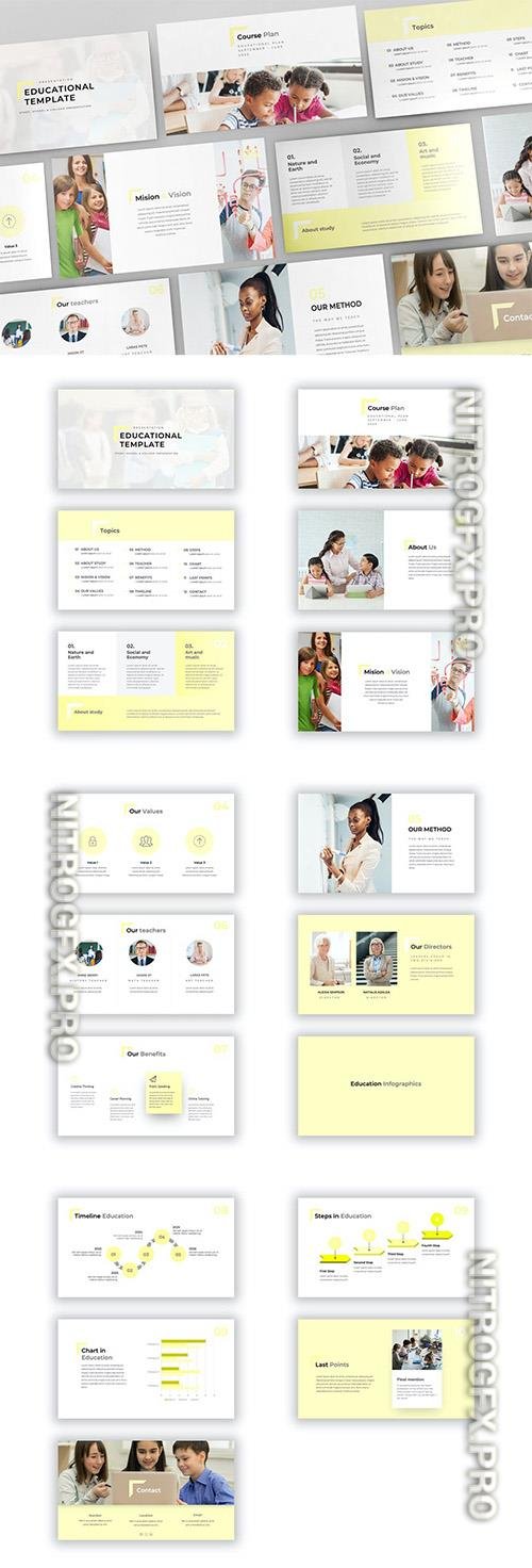 Yellow Education Power Point and Google Slides 57BQZW8