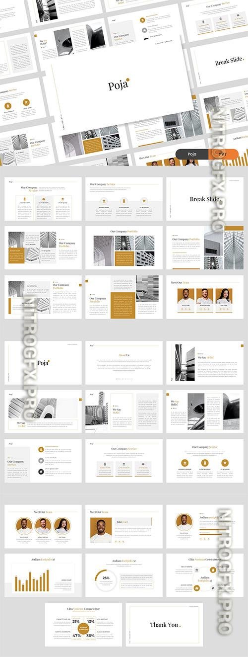 Poja - Creative Business Powerpoint, Keynote and Google Slides Template