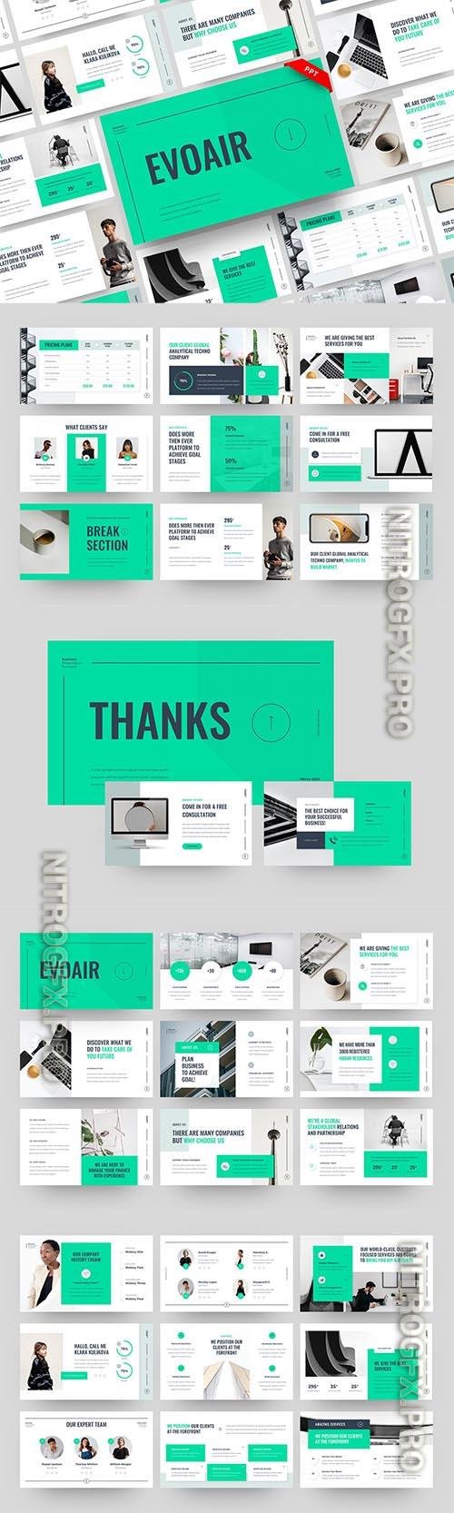 EVOAIR - Business Powerpoint, Keynote and Google Slides Template