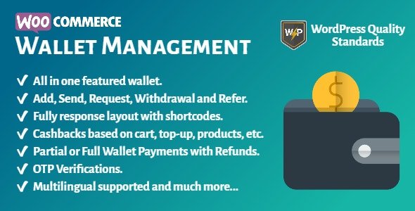 CodeCanyon - WooCommerce Wallet Management | All in One v2.0.2 - 28187234 - NULLED