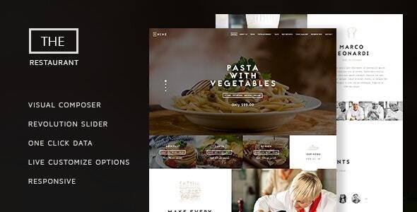 ThemeForest - The Restaurant v1.4.1 - Restauranteur and Catering One Page Theme - 14126439
