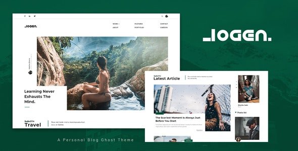 ThemeForest - Logen v1.0 - Blog and Magazine Ghost Theme - 33525461