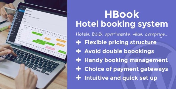 CodeCanyon - HBook v2.0.12 - Hotel booking system - WordPress Plugin - 10622779 - NULLED