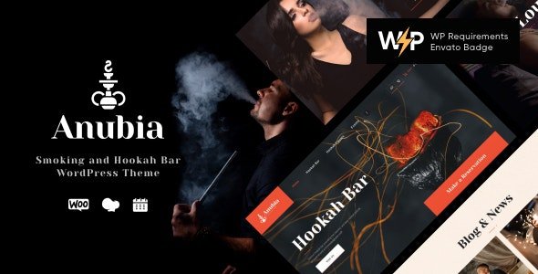 ThemeForest - Anubia v1.0.5 - Smoking and Hookah Bar WordPress Theme - 21451392