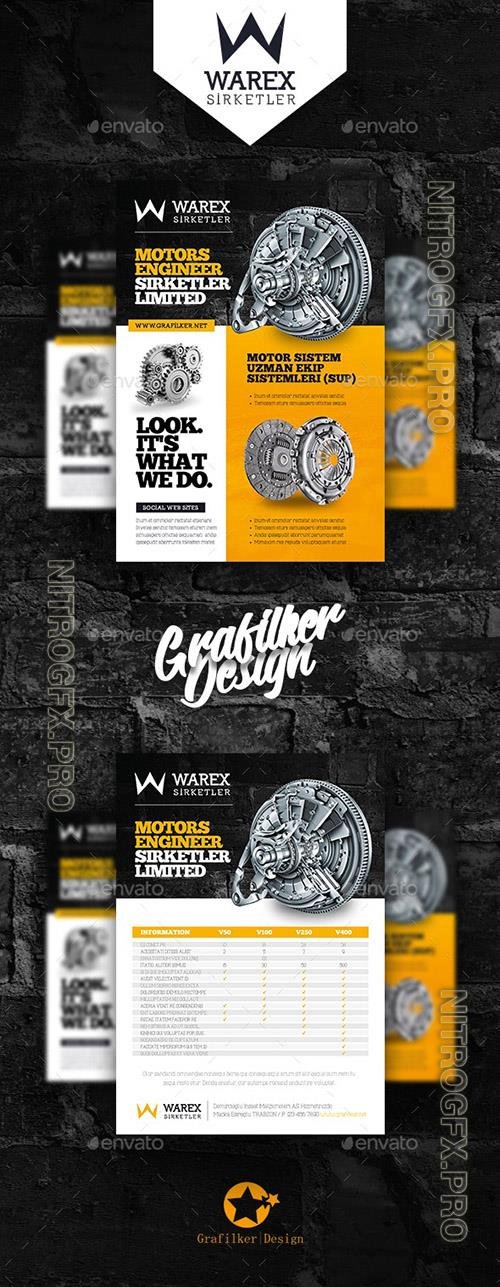 GraphicRiver - Technical Data Product Flyer Templates 20243595
