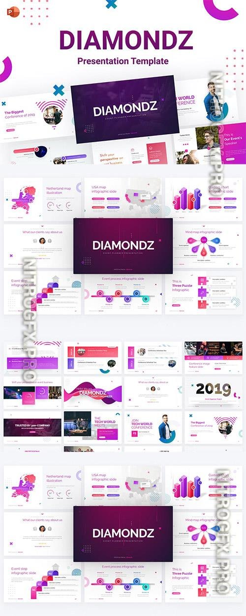 Diamondz Event PowerPoint Template