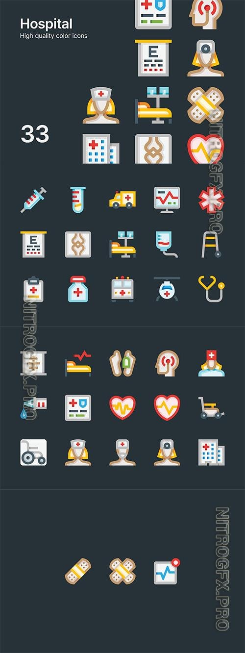 Vector Hospital Icons
