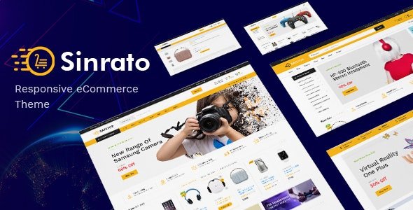 ThemeForest - Sinrato v1.0.0 - Mega Shop OpenCart Theme (Included Color Swatches) (Update: 12 February 19) - 22618100