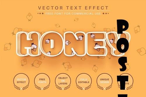 Honey - Editable Text Effect - 6481777