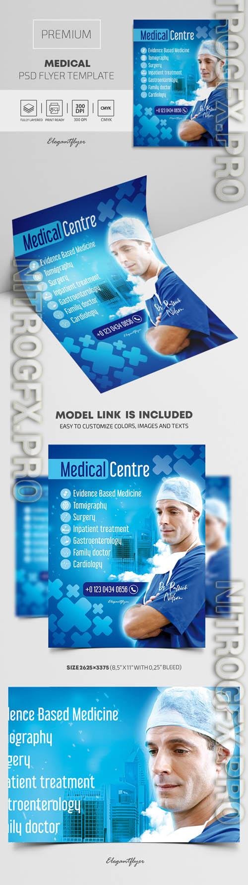 Medical Premium Flyer PSD Template