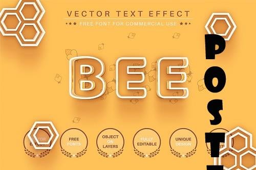 Bee - Editable Text Effect - 6485685