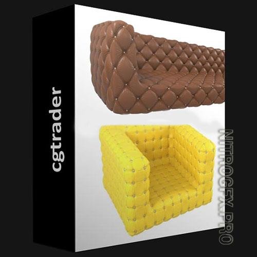 CGTRADER – QUILTED AND CHESTERFIELD SCRIPT 3D MODEL
