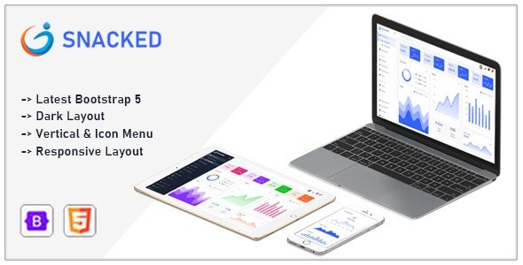 ThemeForest - Snacked v1.0.0 - Bootstrap 5 Admin Template - 33765707