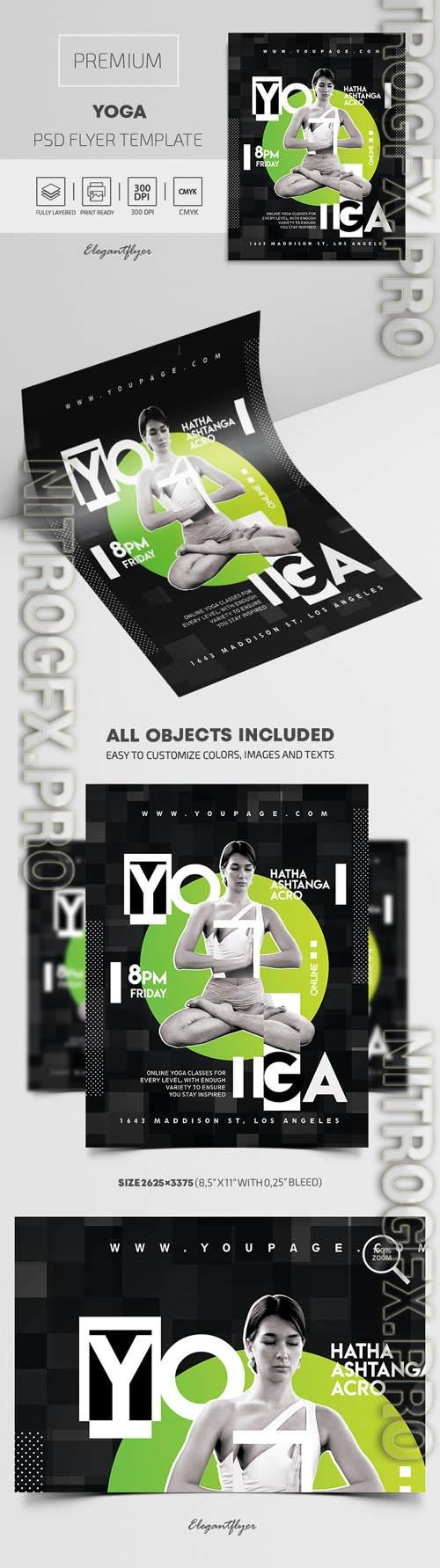 Yoga Premium PSD Flyer Template