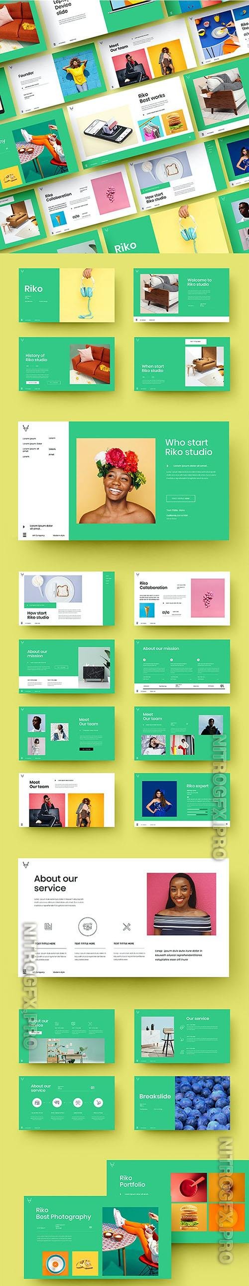 Riko - Business Powerpoint, Keynote and Google Slides Template