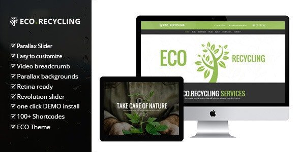 ThemeForest - Eco Recycling v2.2 - Ecology & Nature WordPress Theme - 7970296