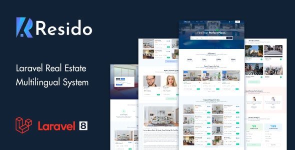 CodeCanyon - Resido v1.10.1 - Laravel Real Estate Multilingual System - 33229932 - NULLED