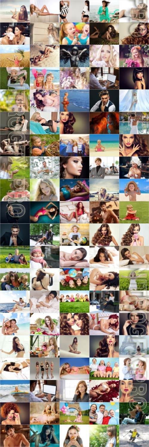 People, men, women, children, stock photo bundle vol 6