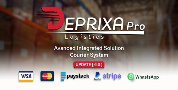 CodeCanyon - Deprixa Pro v6.3.0 - Courier and Logistics System - 15216982 - NULLED