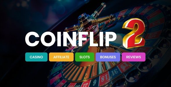 ThemeForest - Coinflip v2.1 - Casino Affiliate & Gambling WordPress Theme - 26390520
