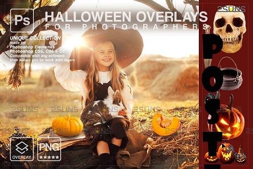Halloween clipart Halloween overlay, Photoshop overlay V17 - 1584035