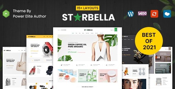 ThemeForest - StarBella v1.0 - Multipurpose WooCommerce Theme (Update: 28 July 21) - 22880477