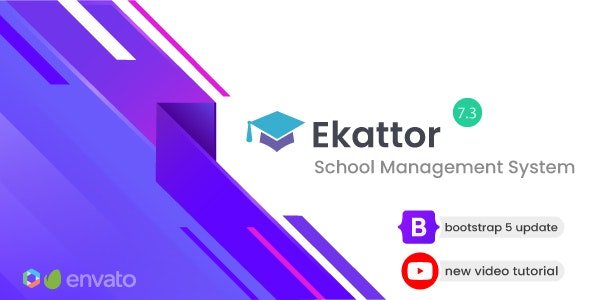 CodeCanyon - Ekattor v7.3 - School Management System - 6087521 - NULLED